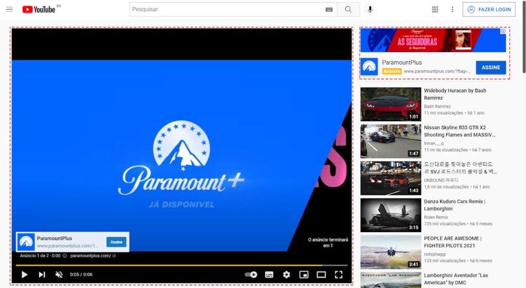 anuncio youtube